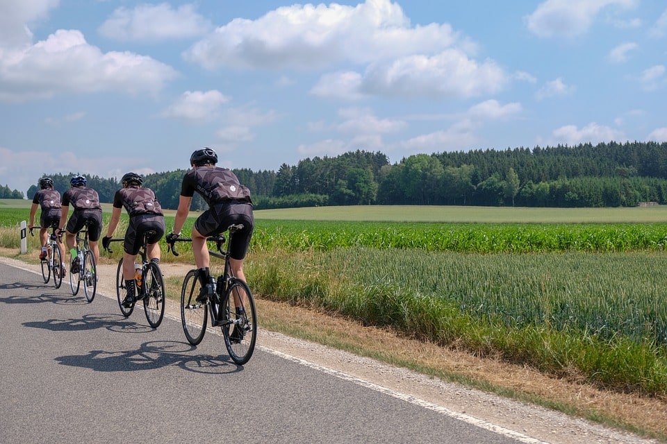 Vélo de piste et position aérodynamique optimale